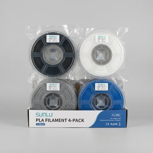SUNLU PLA Filament 4-Pack (1.75mm) view 3